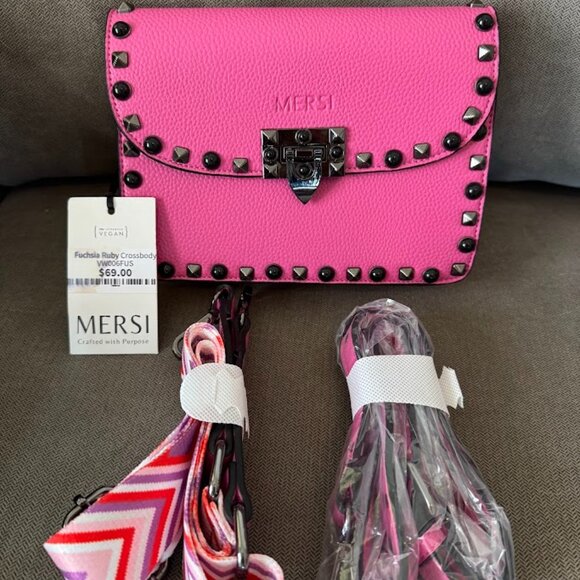 MERSI Ruby Crossbody bag, Fuchsia - Picture 1 of 6